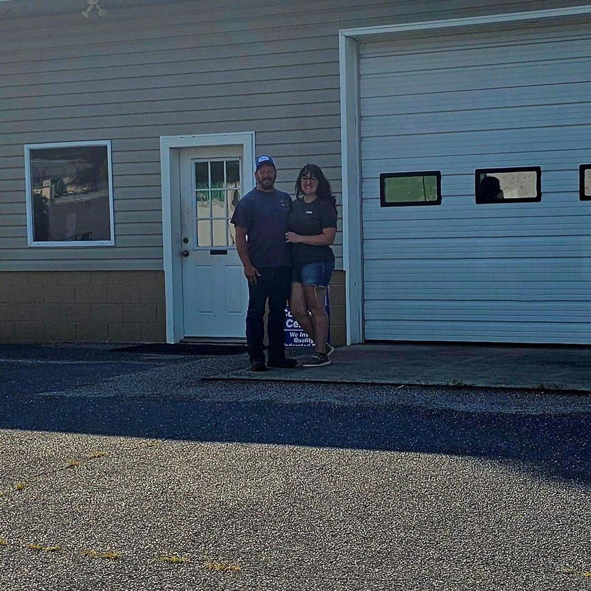 David and Nikole, owners of Grumpy's Garage, LLC